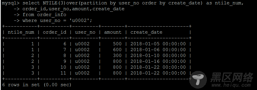 MySQL 8.0 新增SQL语法对窗口函数和CTE的支持