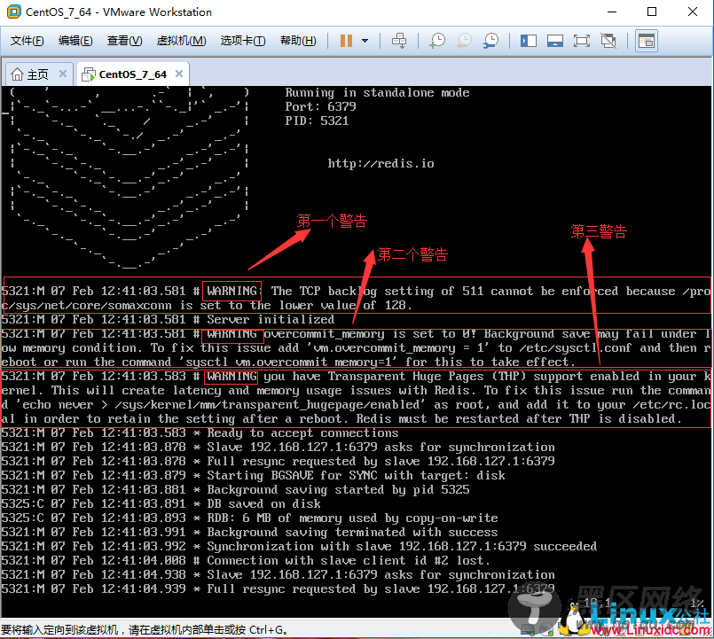 Redis启动之后警告信息解决方案集锦