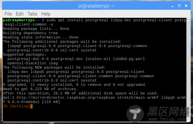 installing postgres