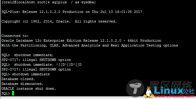 Linux下怎样启动和关闭Oracle数据库