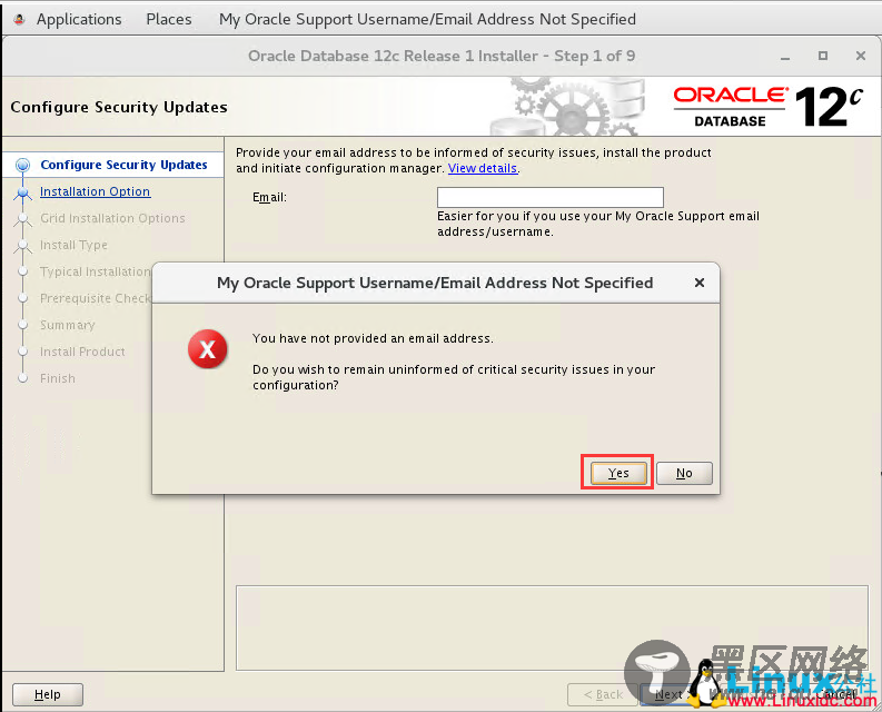 Oracle Linux 7.4 安装 Oracle 12C