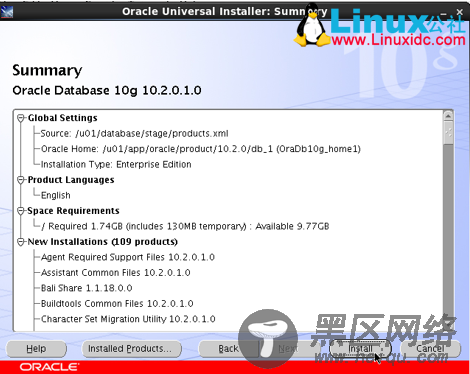 Red Hat Linux 6.4 安装 Oracle 10g 及问题解决