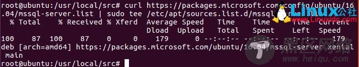 Ubuntu 16.04 安装 SQL Server v.Next
