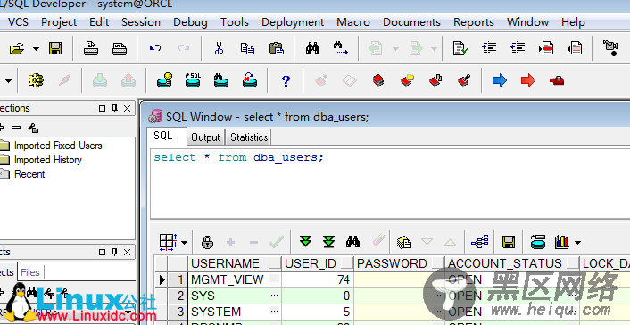 PL\SQL Developer连接本地Oracle 11g数据库