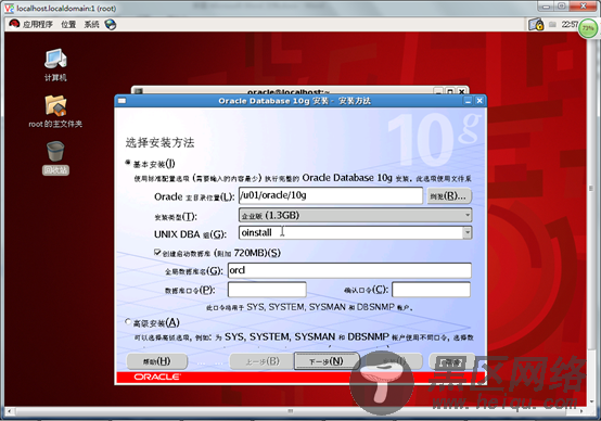 Red Hat Enterprise Server 5.8+Oracle10g（中文界面）安装