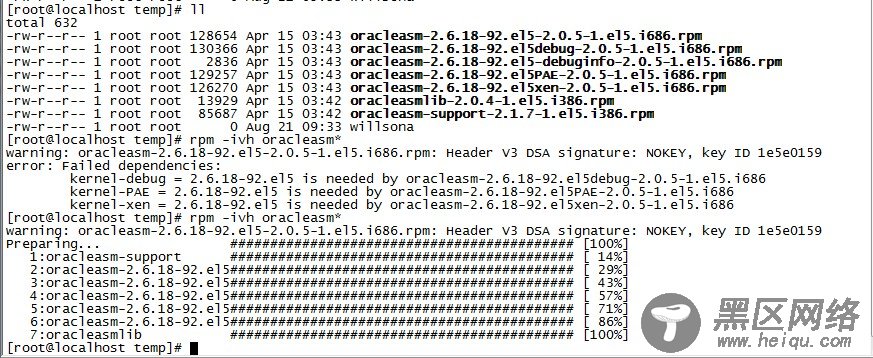 Oracle ASM介绍和安装Linux5.2+Oracle10g+ASM过程