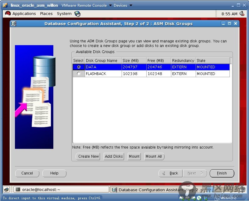 Oracle ASM介绍和安装Linux5.2+Oracle10g+ASM过程