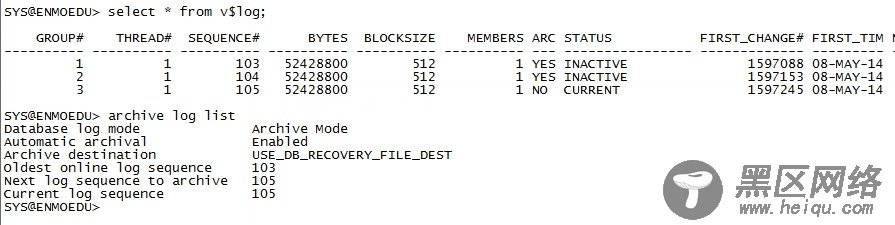 Oracle重做日志组状态及切换解析