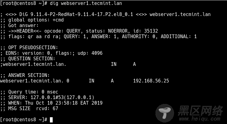 如何在CentOS/RHEL 8/7上使用dnsmasq部署DNS/DHCP服务器