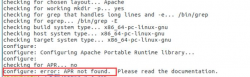 Apache编译安装提示configure: error: APR not found错误解