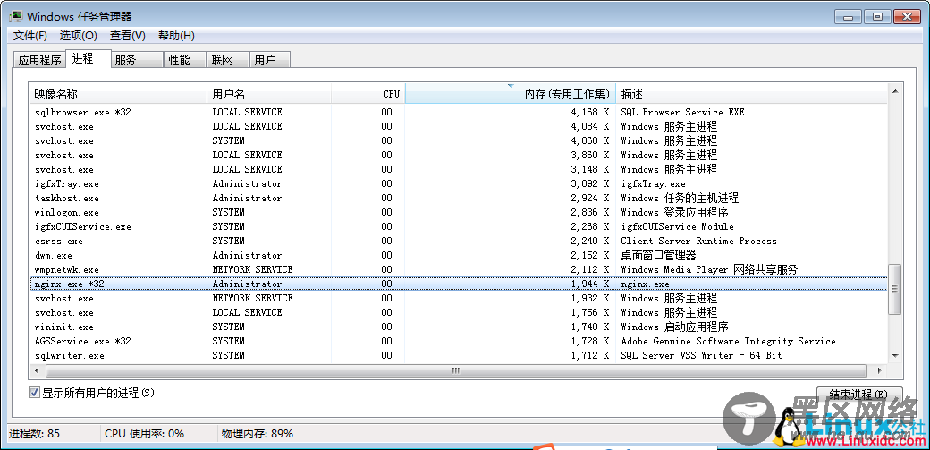 Windows下Nginx负载均衡实现