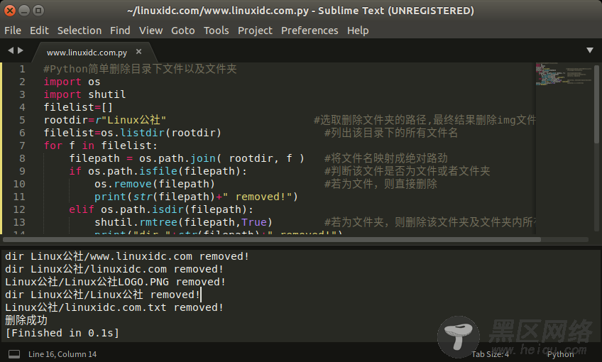 如何使用Python删除一个文件或文件夹