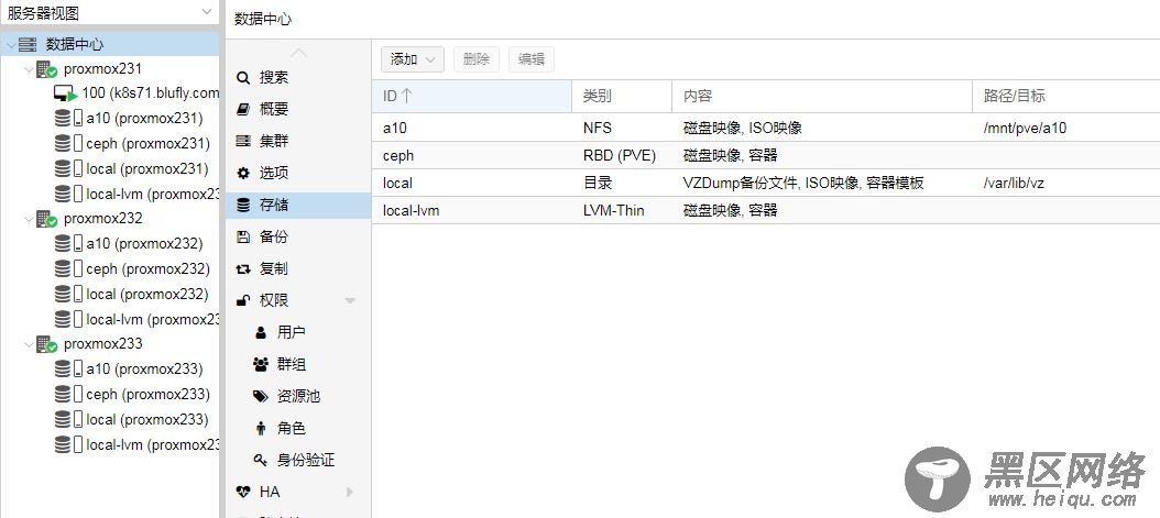 Proxmox VE搭配Ceph存储组建高可用虚拟化平台