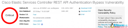 1867：Cisco Elastic Services Controller REST API 身份验证绕