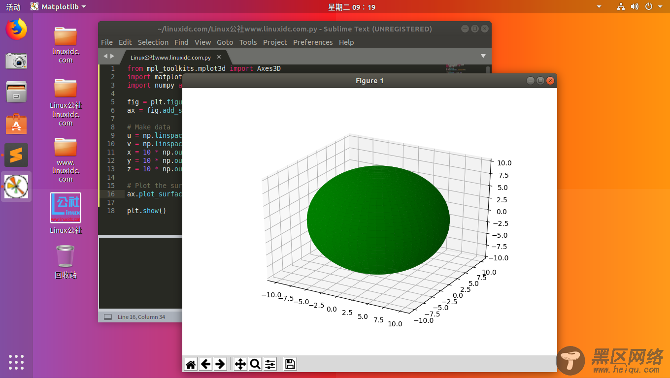 Python中使用Matplotlib绘制3D图形示例