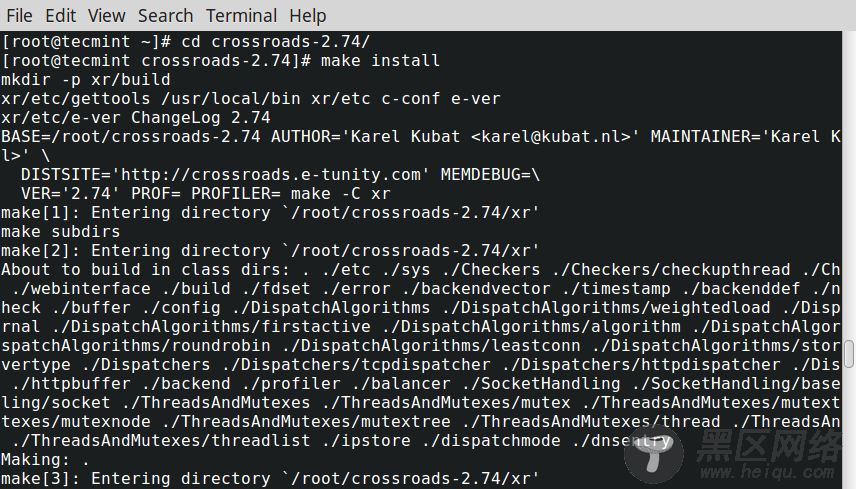 Install XR Crossroads Load Balancer