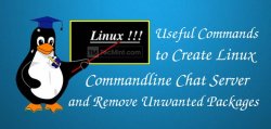 Linux中，创建聊天服务器、移除冗余软件包的实用