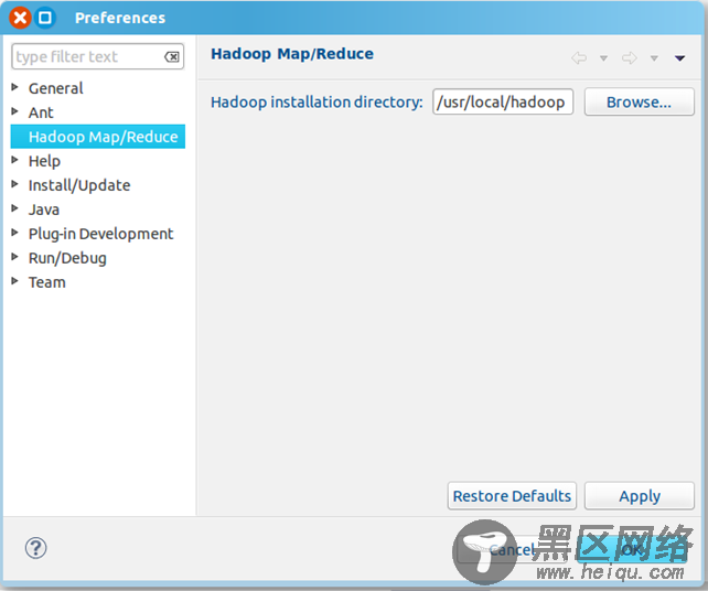 Eclipse下搭建Hadoop2.4.0开发环境