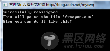 C++ stderr/stdout 重定向到文件