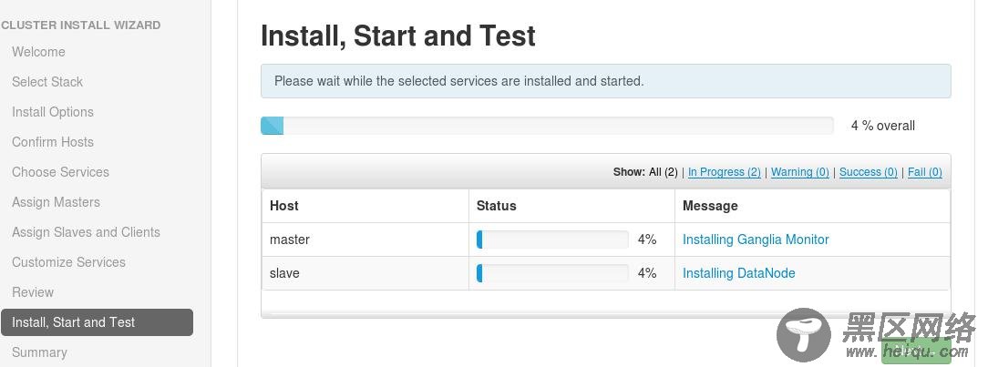 CentOS 6.5下使用Ambari安装Hadoop集群