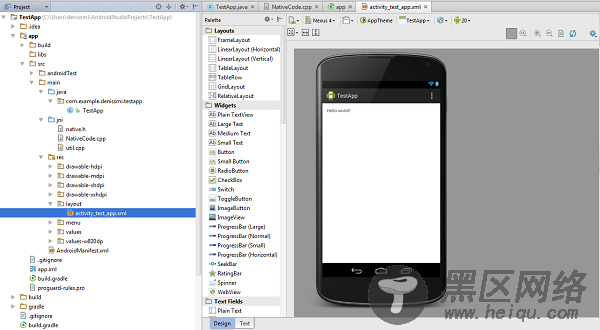 Intel® INDE for Google Android Studio