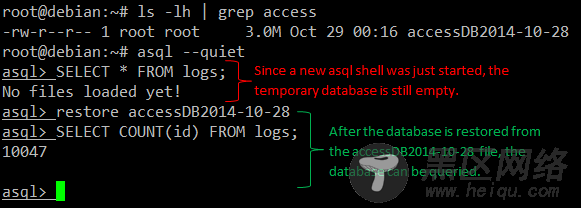 如何在 Linux 上用 SQL 语句来查询 Apache 日志