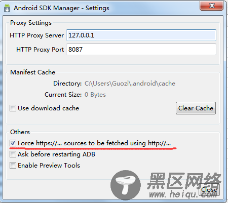 [Android]Eclipse 无法正常更新 Android SDK Manager 的解决