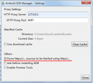 [Android]Eclipse 无法正常更新 Android SDK Manager 的解决