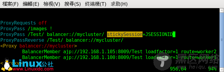 Apache配置反向代理、负载均衡和集群(mod