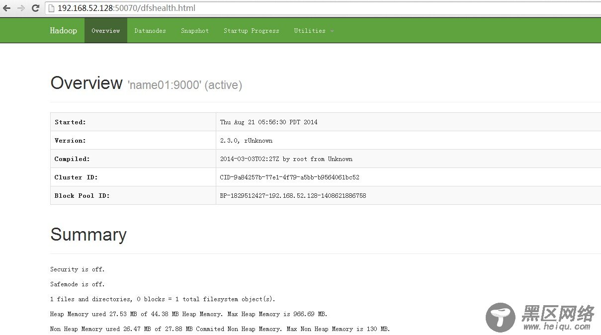 CentOS 6.4下Hadoop2.3.0详细安装过程