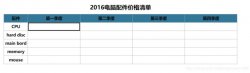 JavaScript实现Excel表格效果