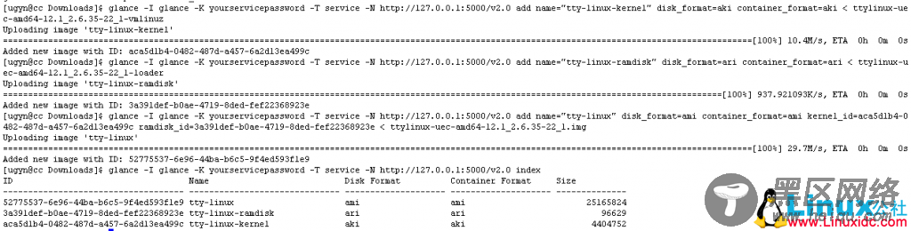 CentOS 6.2下源码安装OpenStack glance