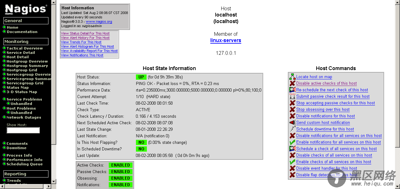 Nagios：企业级系统监控方案