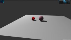 WebGL three.js学习笔记之阴影与实现物体的动画效果