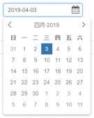 Calendar改进的日历组件（含中文使用说明）