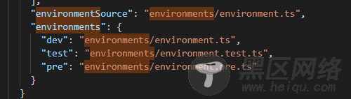 angular6根据environments配置文件更改开发所需要的环