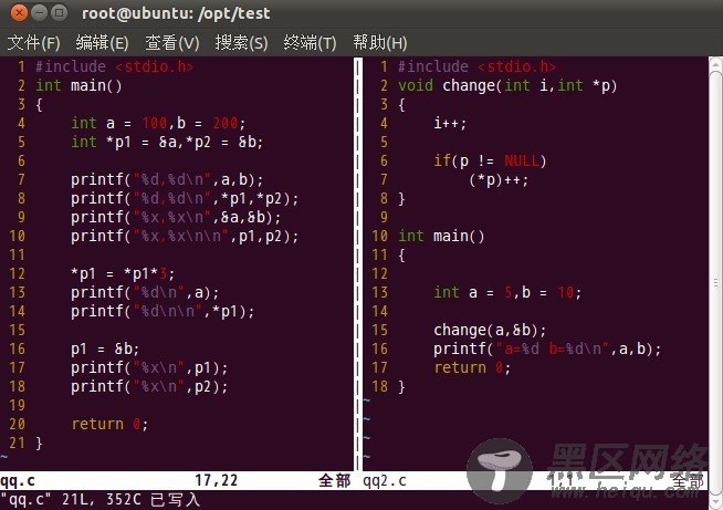 【Linux+C】通过几个实例温习指针