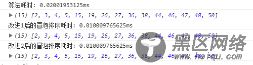 javascript基本常用排序算法解析