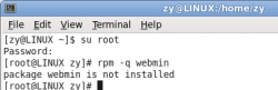 Fedora 13 安装 Webmin