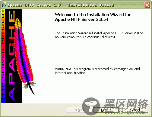 Apache安装图解教程(不是for Linux而是for windows)