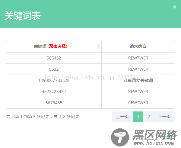 bootstrap table动态加载数据示例代码