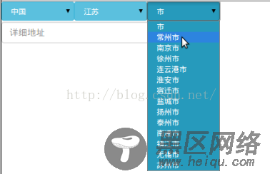 Angularjs自定义指令实现三级联动 选择地理位置