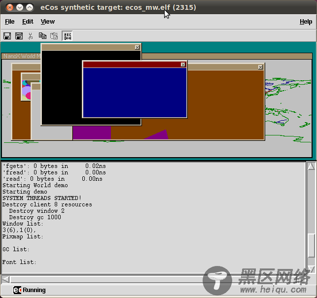 eCos GUI for Synthetic 的研究