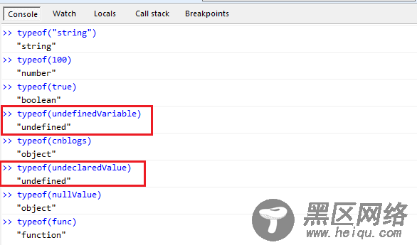 Javascript基础回顾之(一) 类型