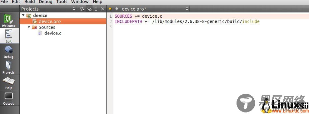 利用Qt creator编写Linux驱动