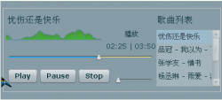 Flex播放器(实现播放、缓冲进度条和音频曲线显示