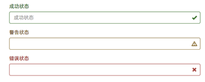 Bootstrap中表单控件状态(验证状态)