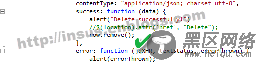 JQuery对ASP.NET MVC数据进行更新删除