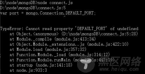 NodeJS连接MongoDB数据库时报错的快速解决方法