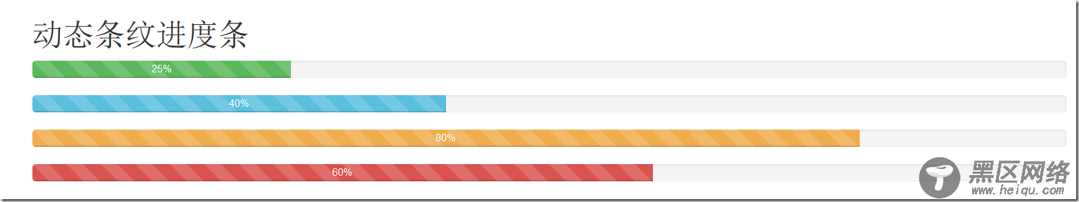 Bootstrap进度条组件知识详解